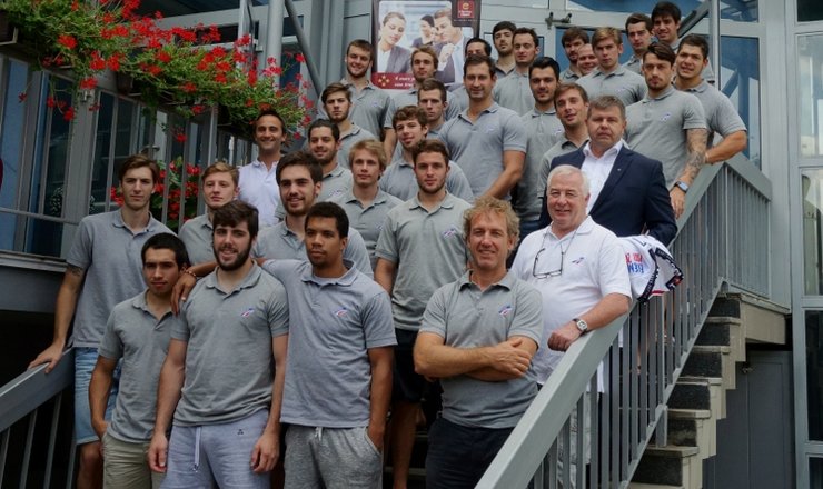 FRENCH ICE HOCKEY PLAYERS ARE PREPARING FOR THE WORLD CHAMPIONSHIP AT CLARION OSTRAVA