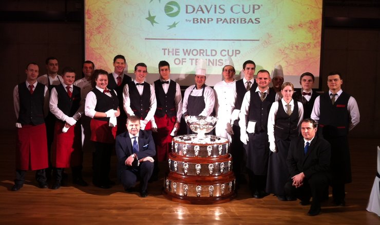 OSTRAVSKÝ CLARION ZAJIŠŤUJE ZÁZEMÍ ČESKÉMU DAVISCUPOVÉMU TÝMU PŘI CESTĚ ZA OBHAJOBOU TIT