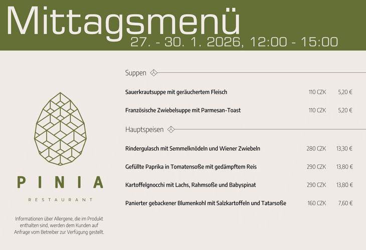 Mittagsmenü